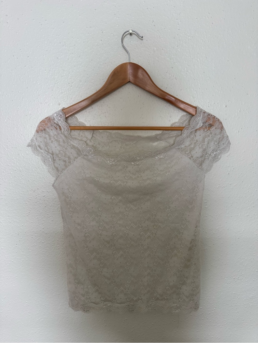 Vintage Lace Bardot Top